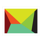 Geometric Shapes No. 31 -  yellow, orange & green (Print Only) thumbnail