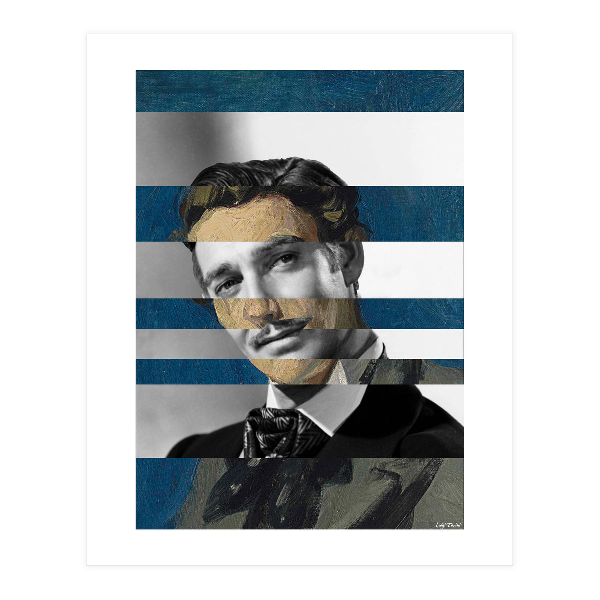 Picasso's Portrait Of Renart & Clark Gable (Print Only)