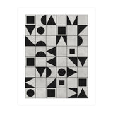 My Favorite Geometric Patterns No.12 - Grey (Print Only) thumbnail