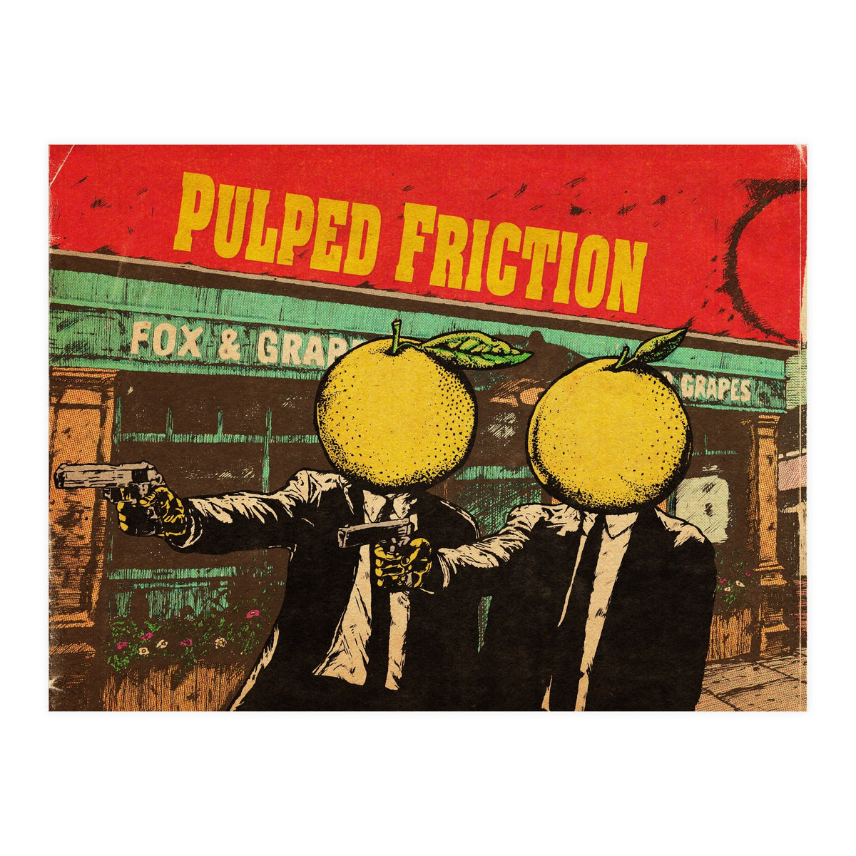 Pulped Friction  - Grapefruit & Rosemary IPA 6.6% - Lost Industry x Fox & Grapes (Print Only)