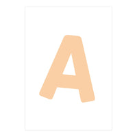 Initial Name Letter A (Print Only)