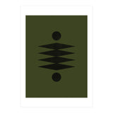Mid-Century Modern No.19 - Woodblock Print (Print Only) thumbnail