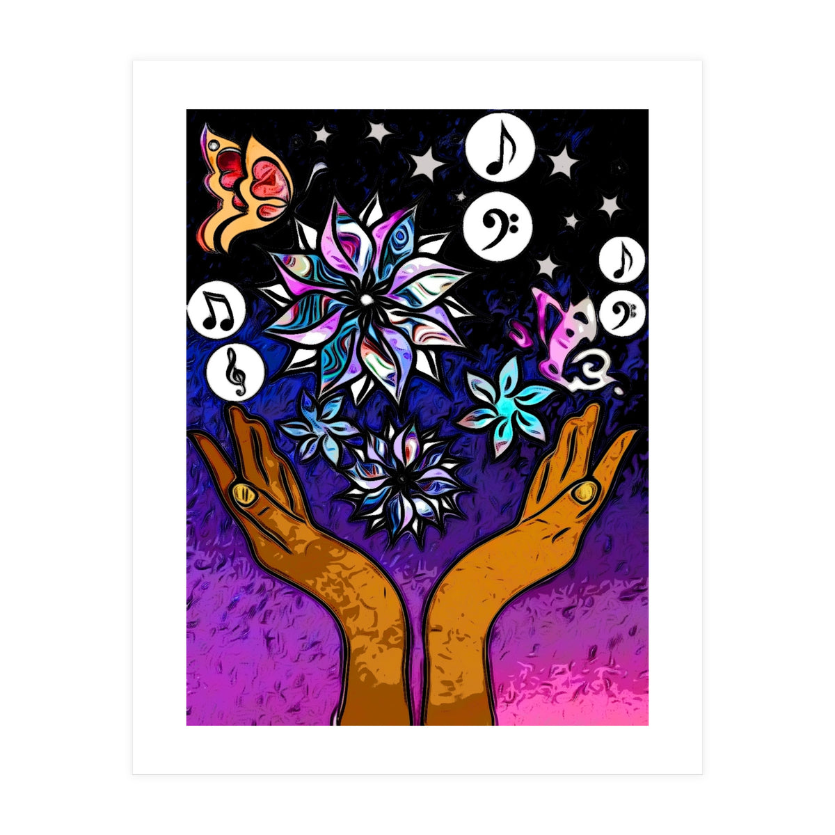 Hidden Hands Of Creativity (Print Only)