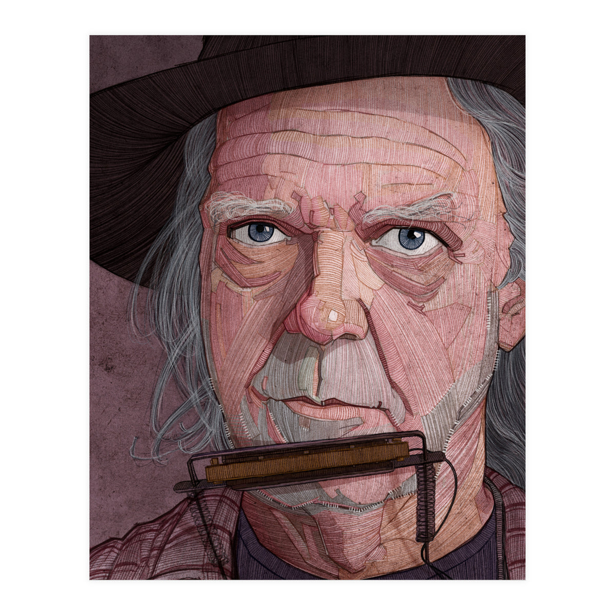 Neil Young Portrait (Print Only)