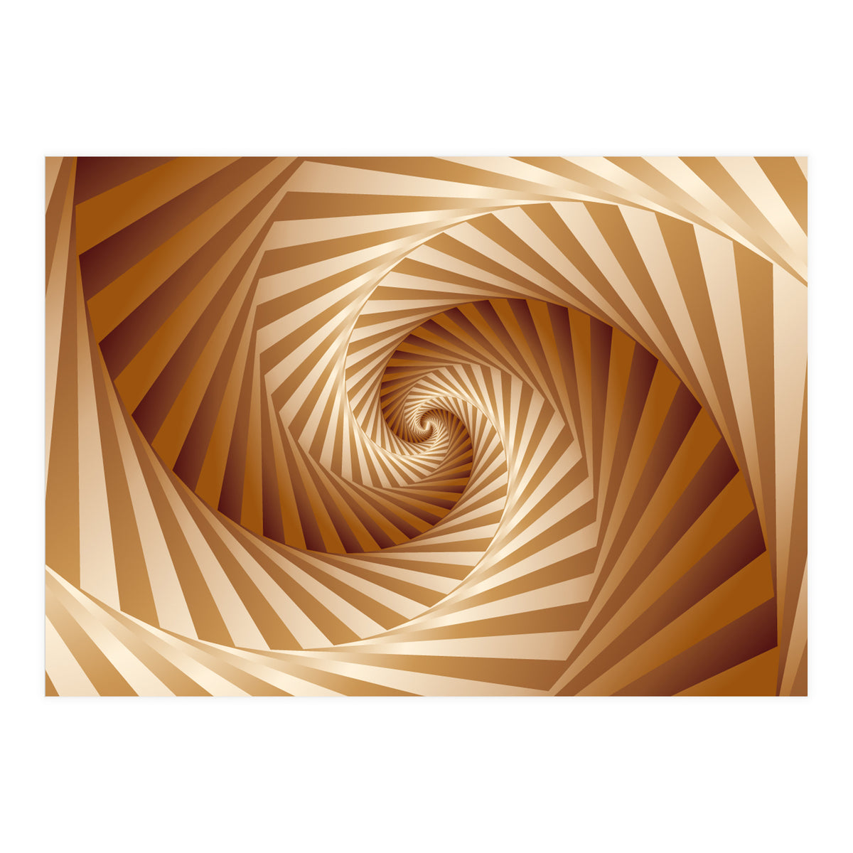 3D Effect Spiral Pattern (Print Only)