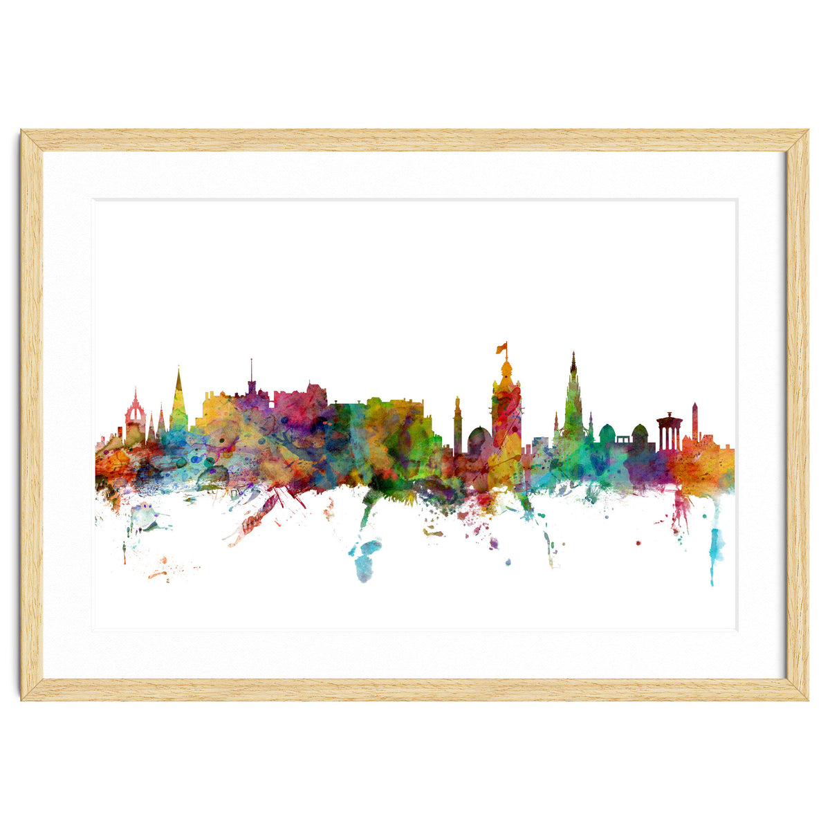 Edinburgh Scotland Skyline