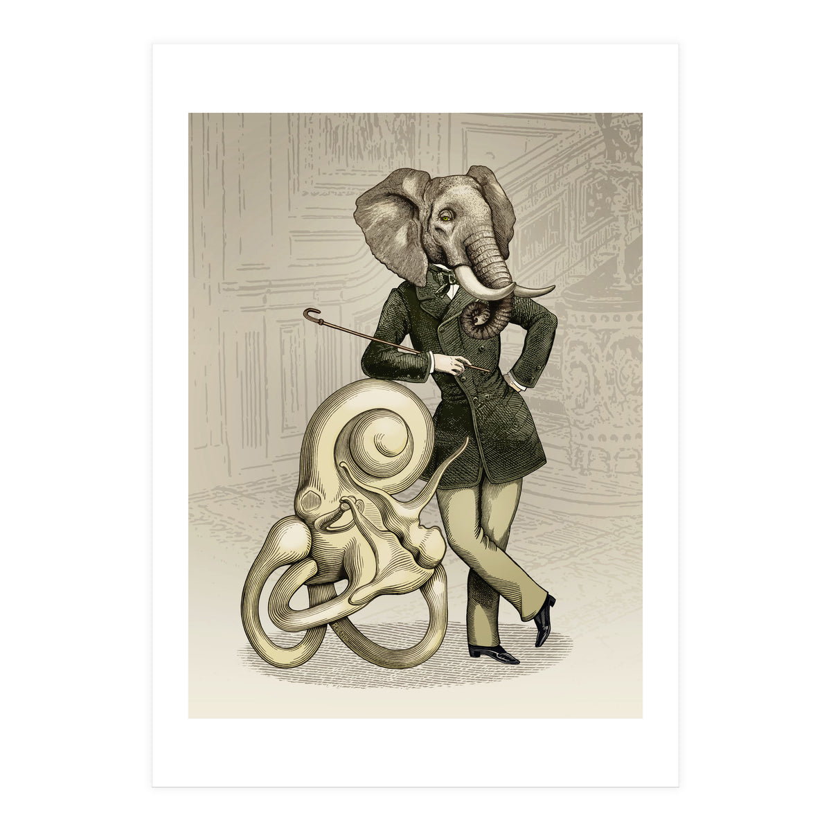 Eustachius the sculptor (Print Only)