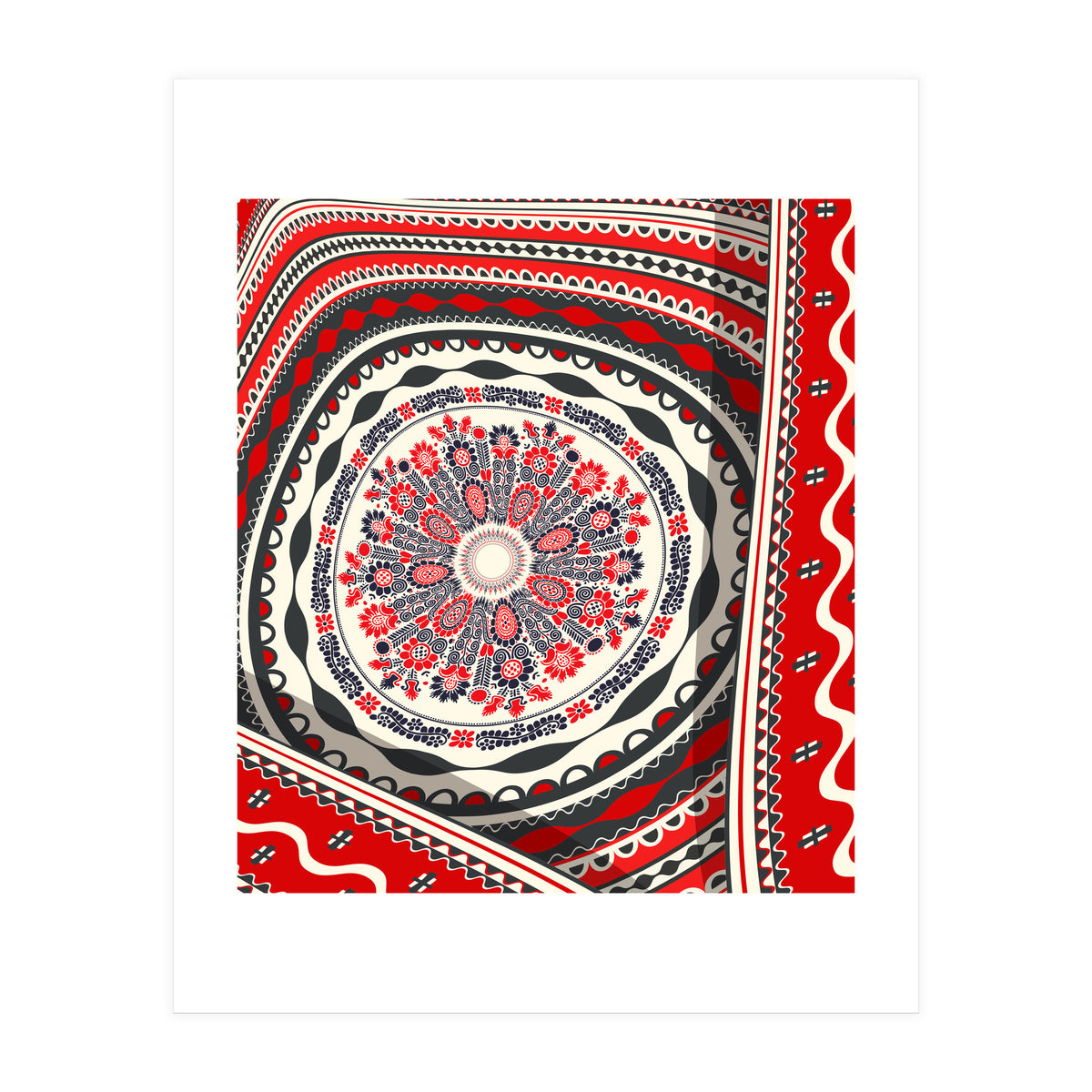 Romanian embroidery background 20 (Print Only)