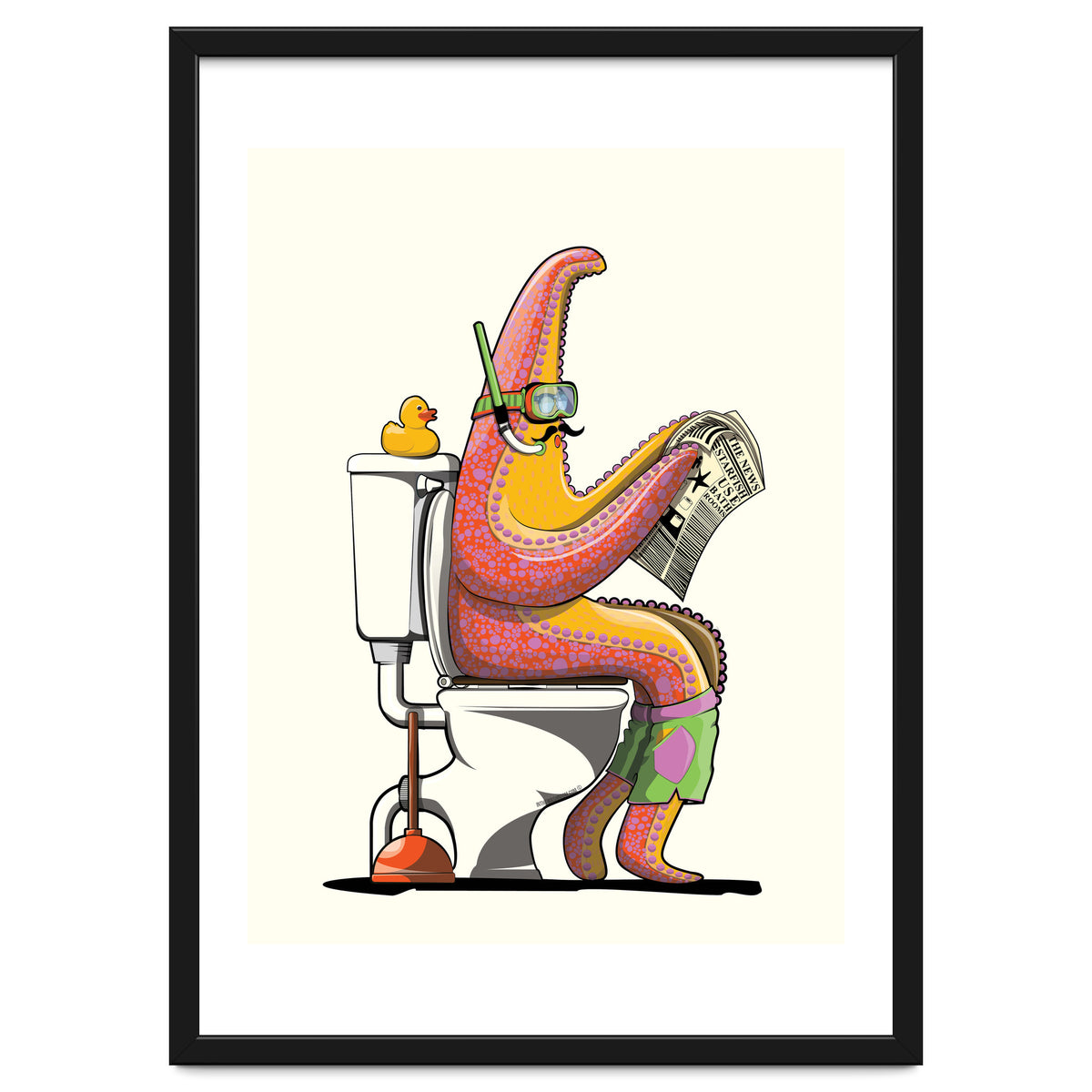 Starfish on the Toilet