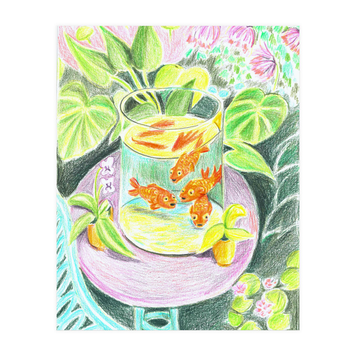 Fish Bowl Matisse (Print Only)