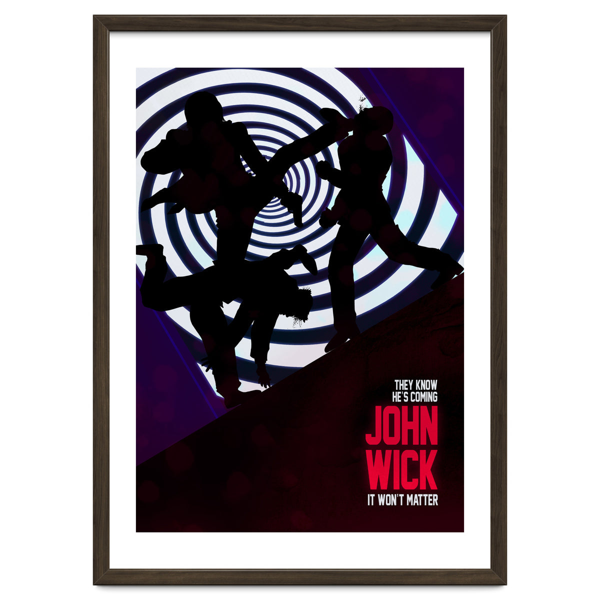 John Wick Minimal Movie Poster