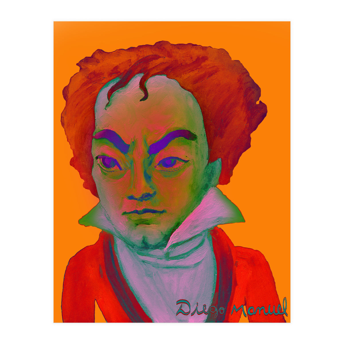 Beethoven Multicolor 1 (Print Only)