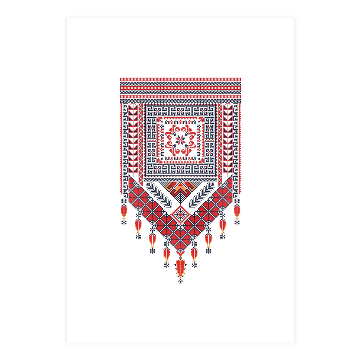 Tatreez Ornament 22 (Print Only)