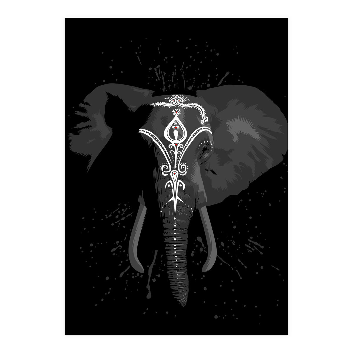 Indian elephant (Print Only)