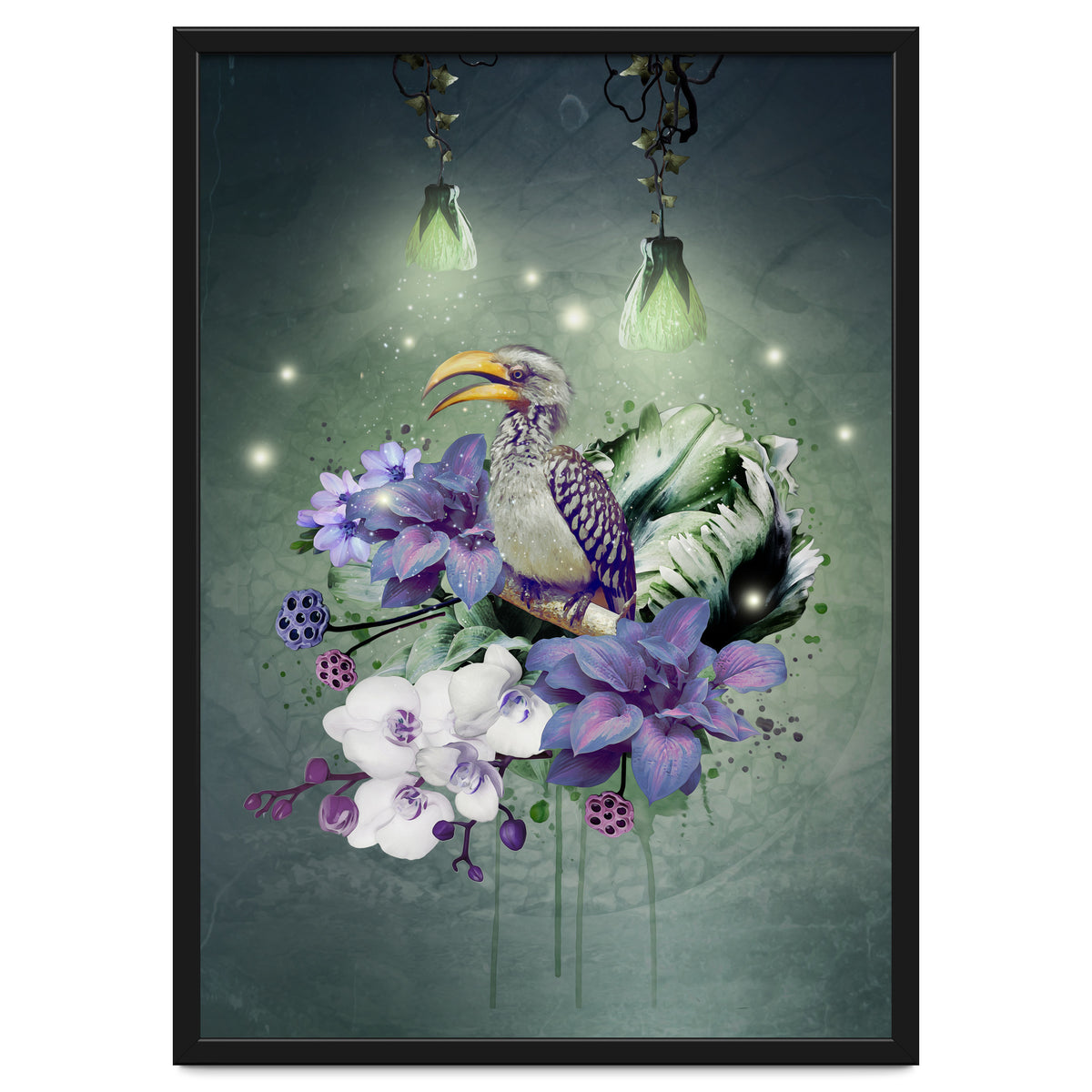 Floral Magic Hornbill
