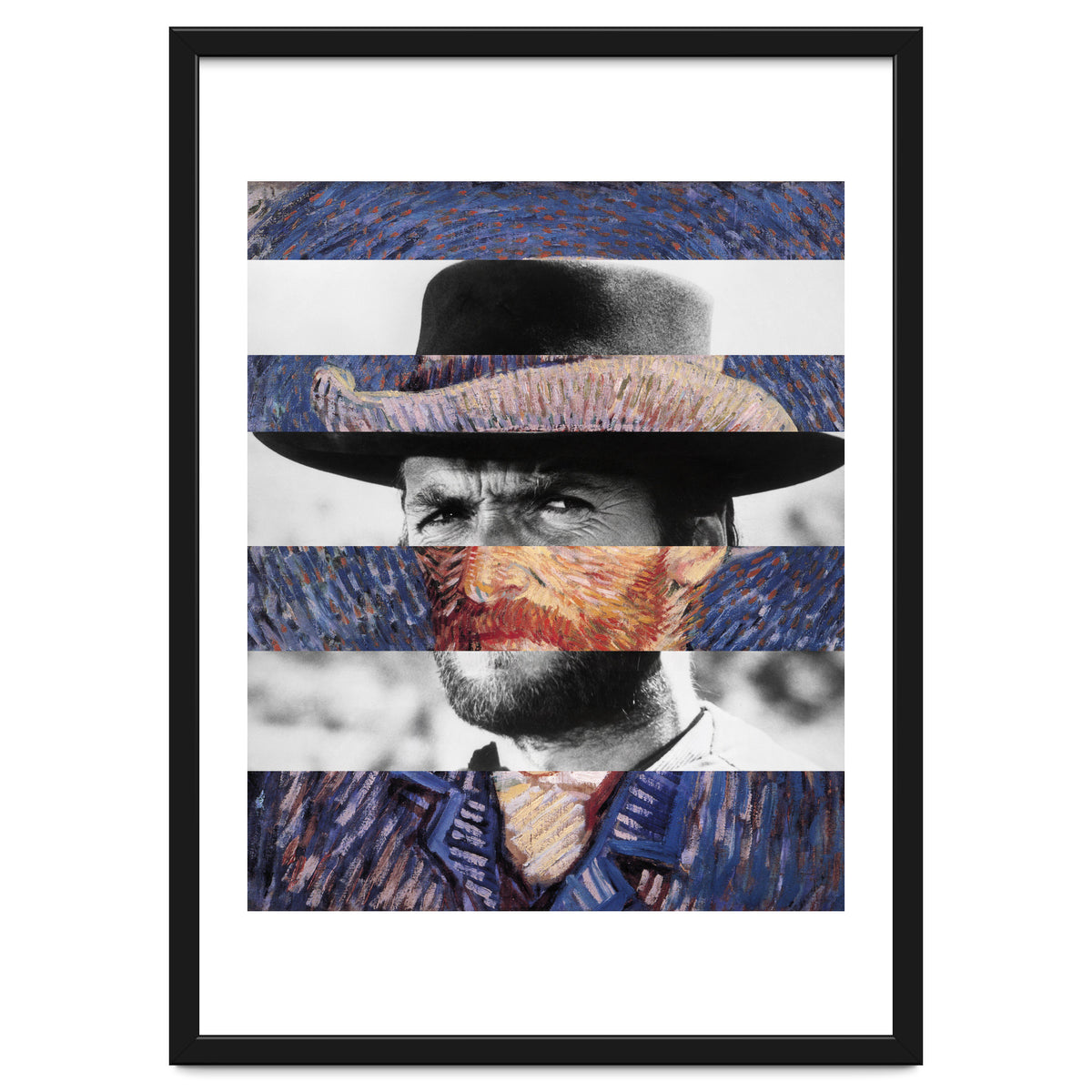 Van Gogh's Self Portrait & Clint Eastwood