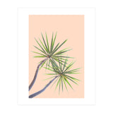 Tropical Serenity | Botanical Nature Plants | Boho Jungle Floral Garden | Watercolor Palm Painting (Print Only) thumbnail