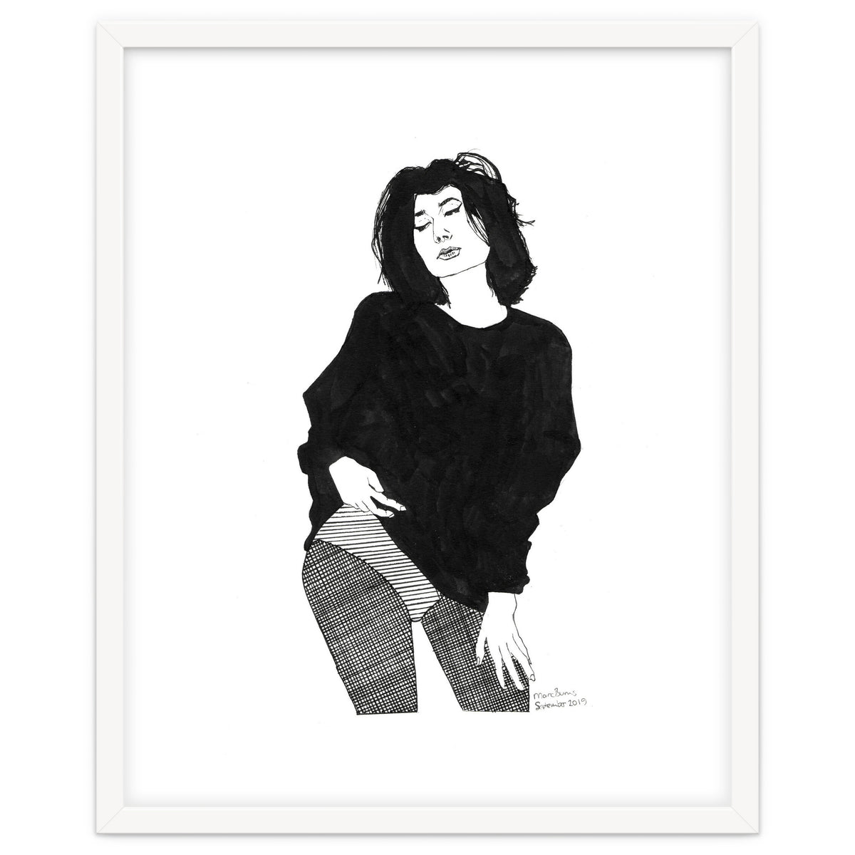 Untitled #44 - Woman in black