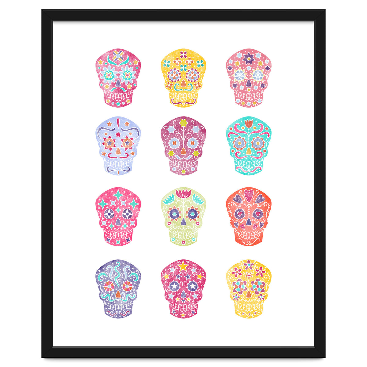 Watercolour Sugar Skulls