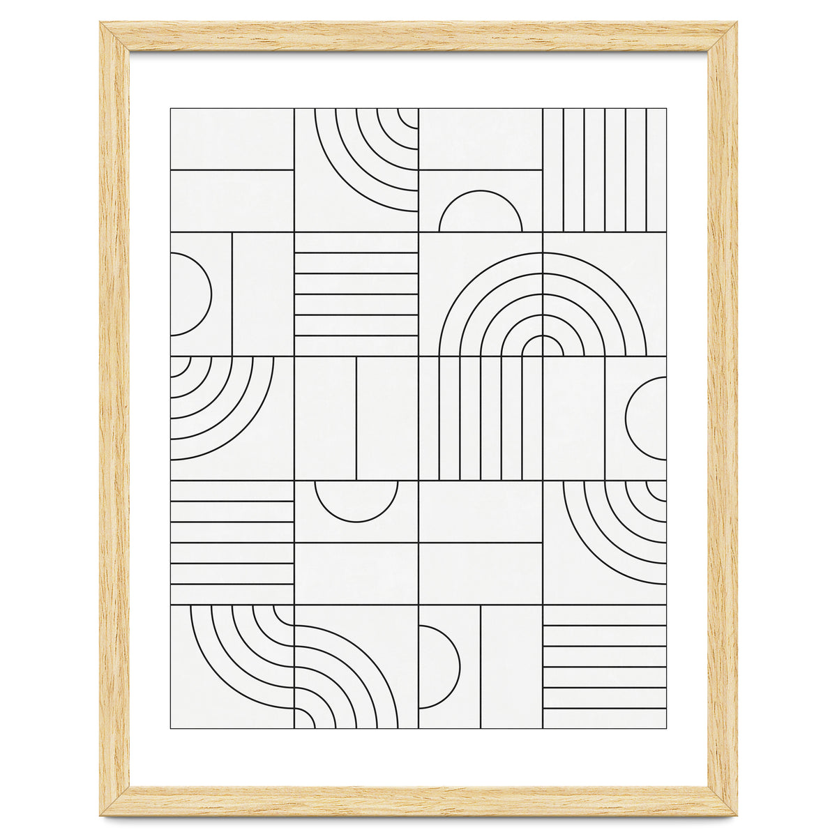My Favorite Geometric Patterns No.19 - White