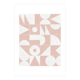 My Favorite Geometric Patterns No.11 - Pale Pink (Print Only) thumbnail