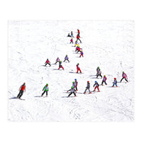 Ski school (Colour) (Print Only)