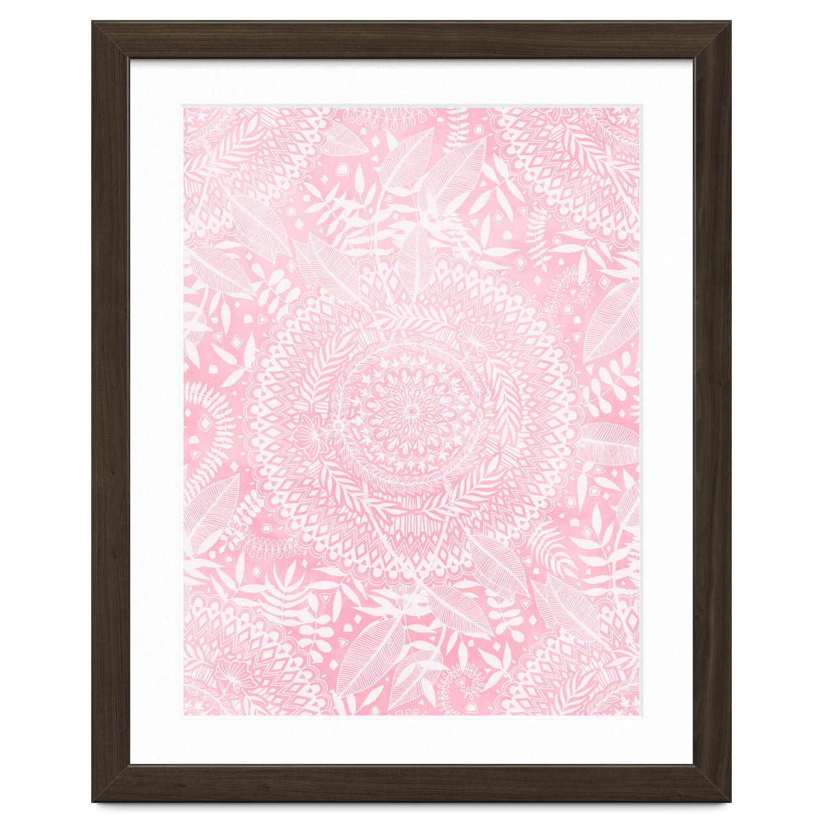 Medallion Pattern in Blush Pink