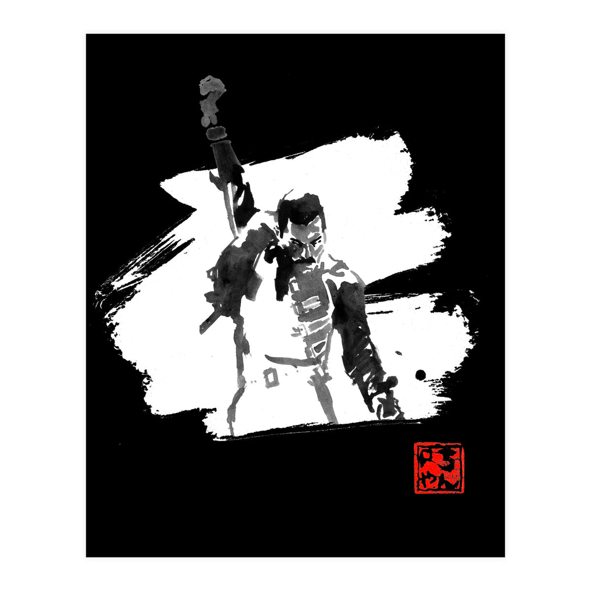 freddie in white (Print Only)