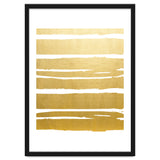 Gold Vibes Only | Luxe Shimmer Metallic Graphic Abstract | Golden Happiness Good Vibes thumbnail
