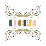 Art Deco Floral  (Print Only) thumbnail