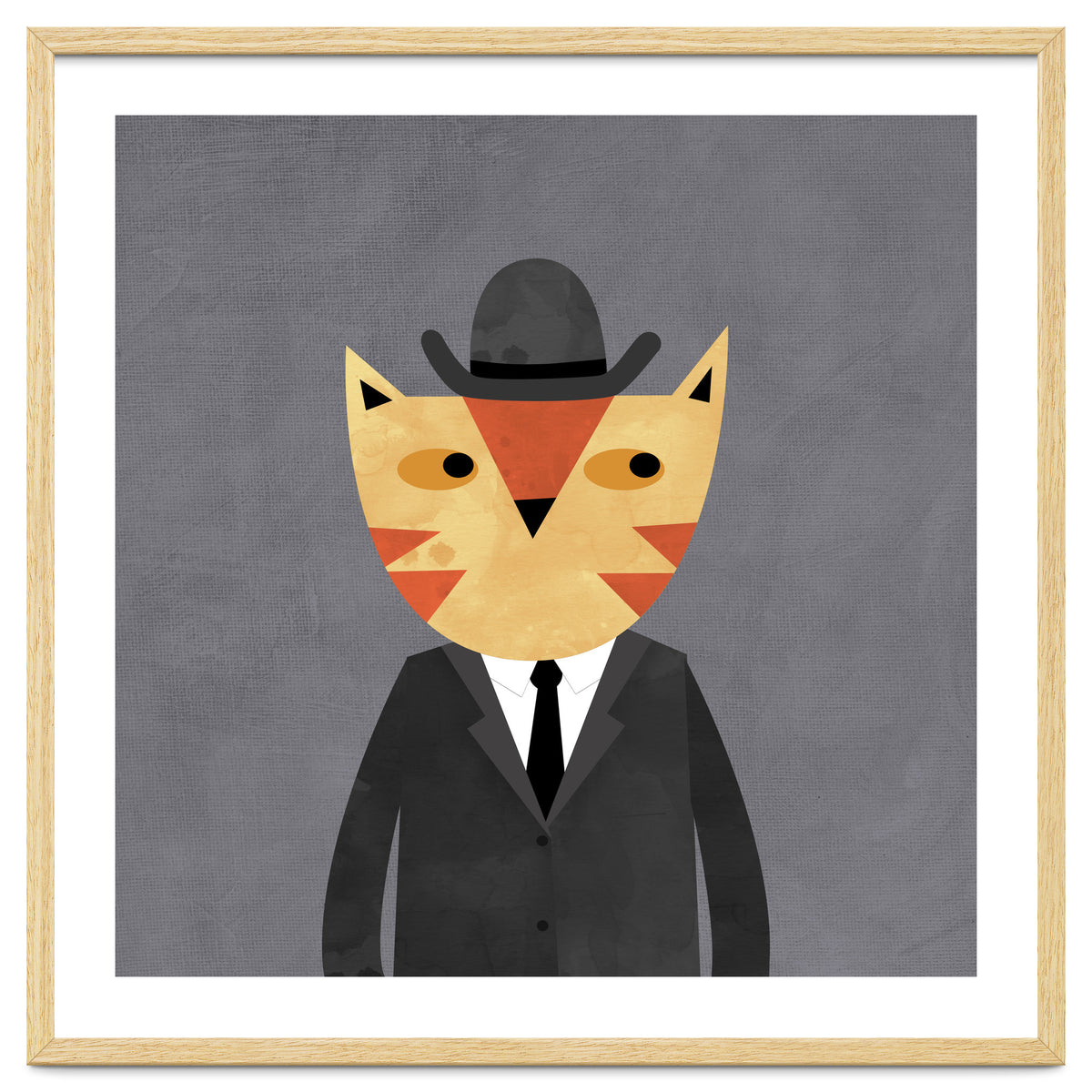 Ginger Cat in a Bowler Hat