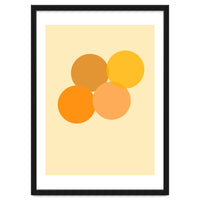 Orange circles abstract