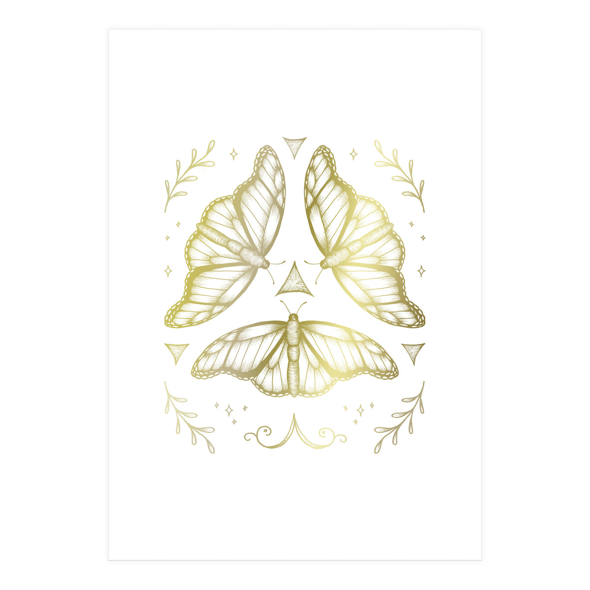 Fairy Dance - Gold (Print Only)