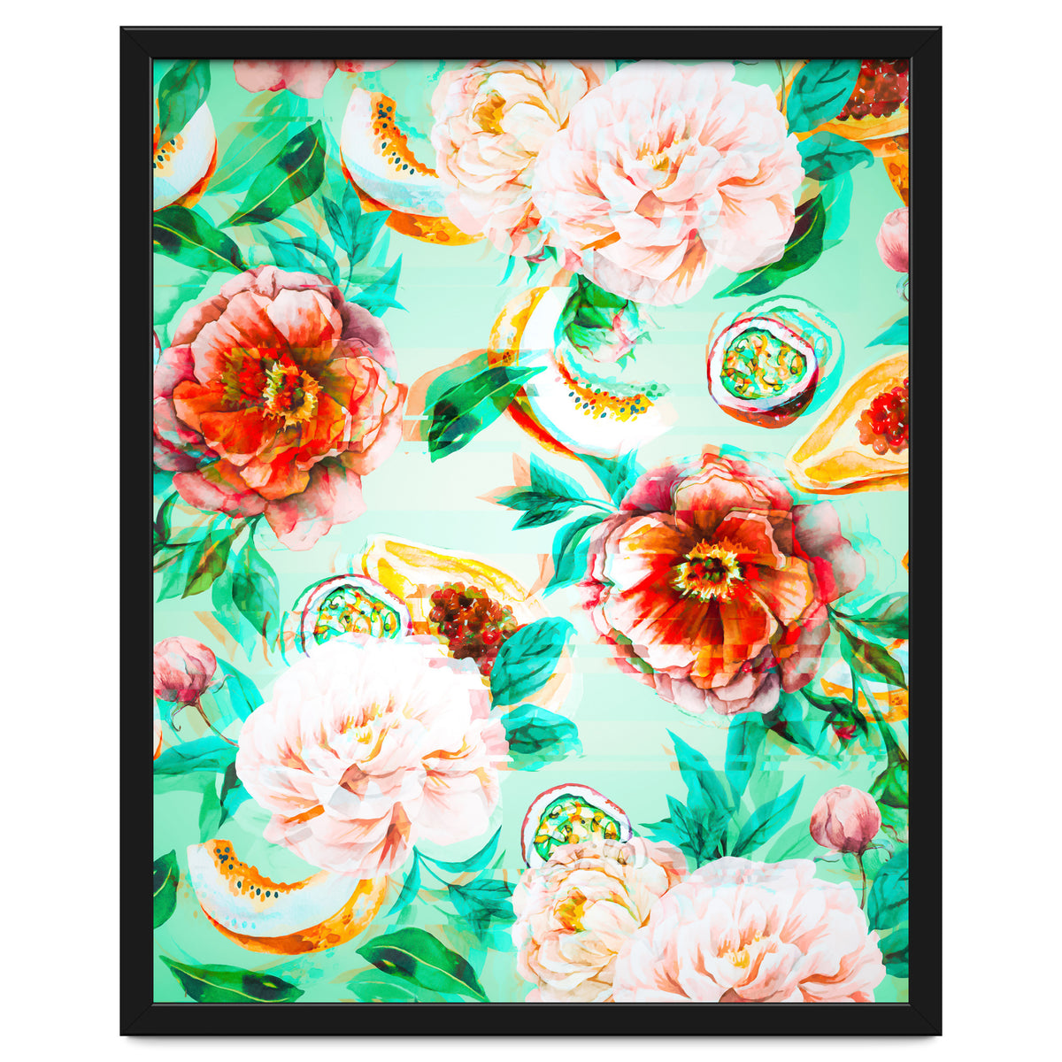 Tropical flowery fruit glitch