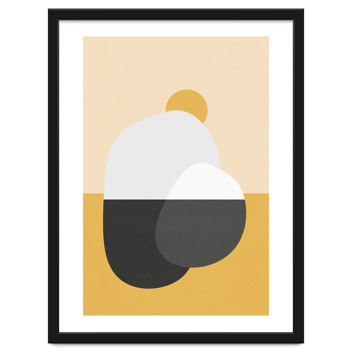 Abstract Boulders - Golden Desert