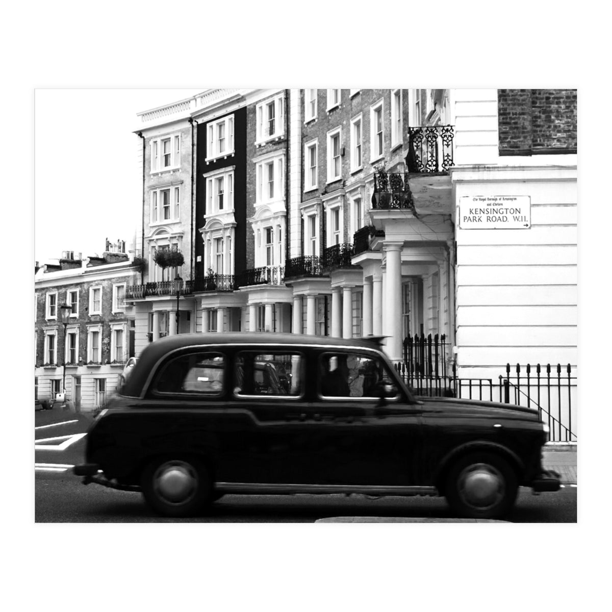 The Kensington Black Cab (Print Only)