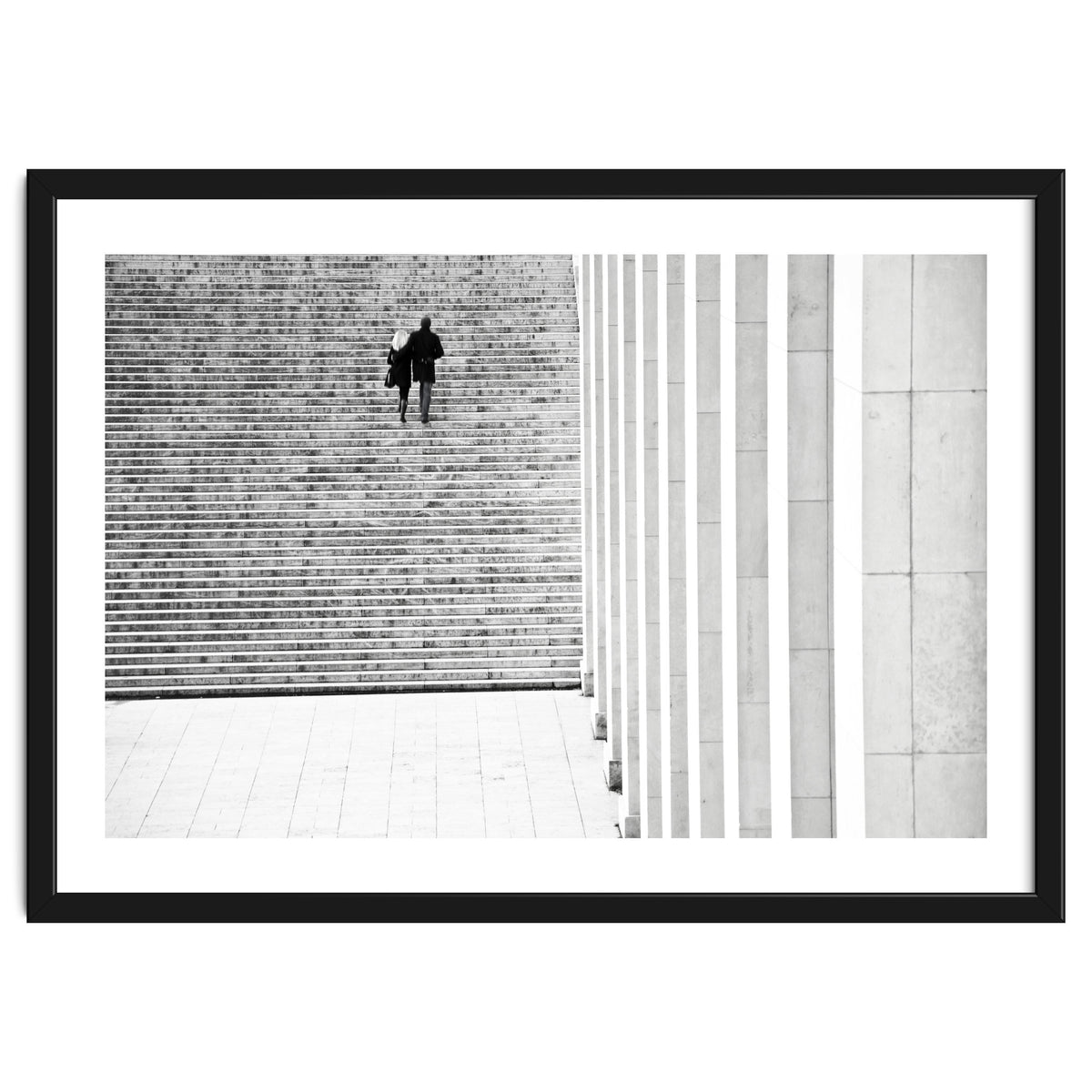 Couple On Stairs, Paris