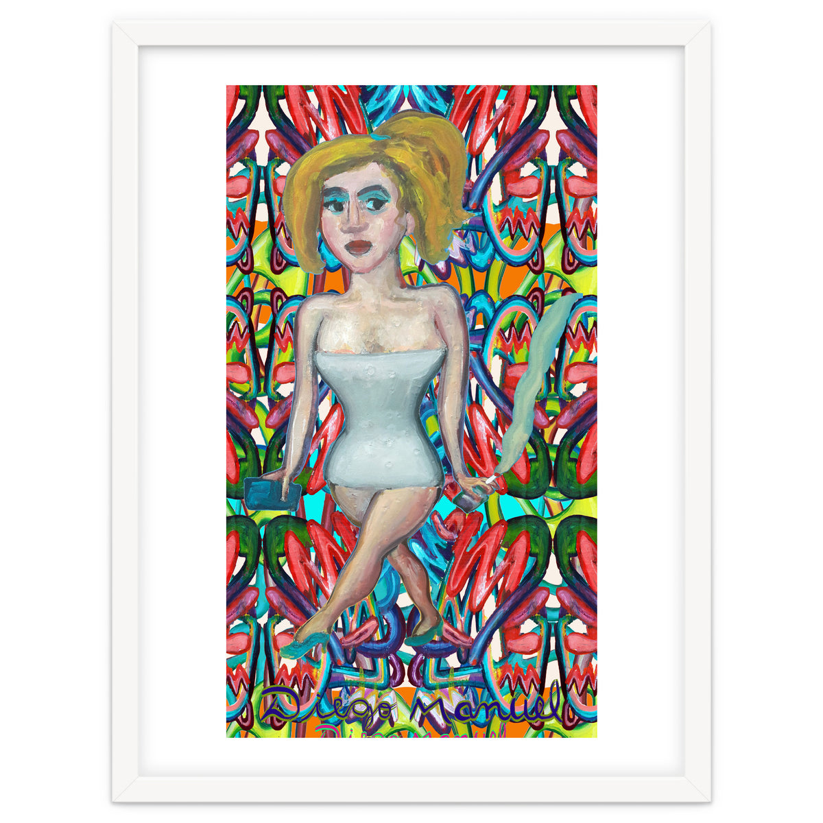 Chica Con Cigarrillo 4b