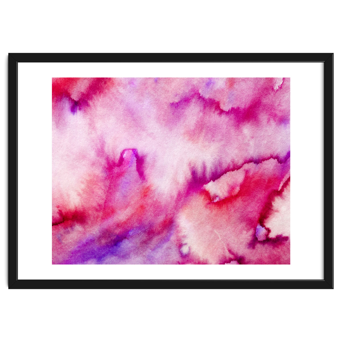 Watercolor magenta tie-dye