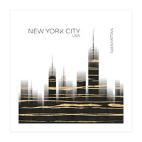 Urban Art NYC Skyline (Print Only)