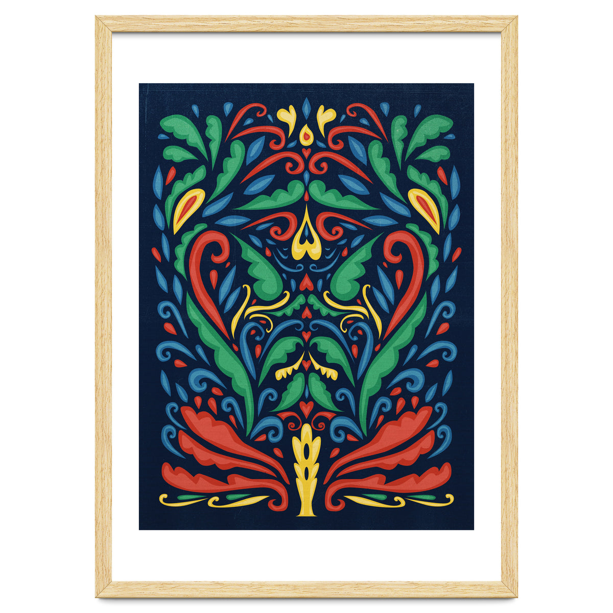 Art Nouveau Folk Art Style