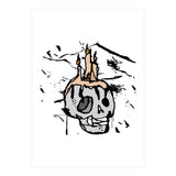 Skull Candlelight Sketch (Print Only) thumbnail