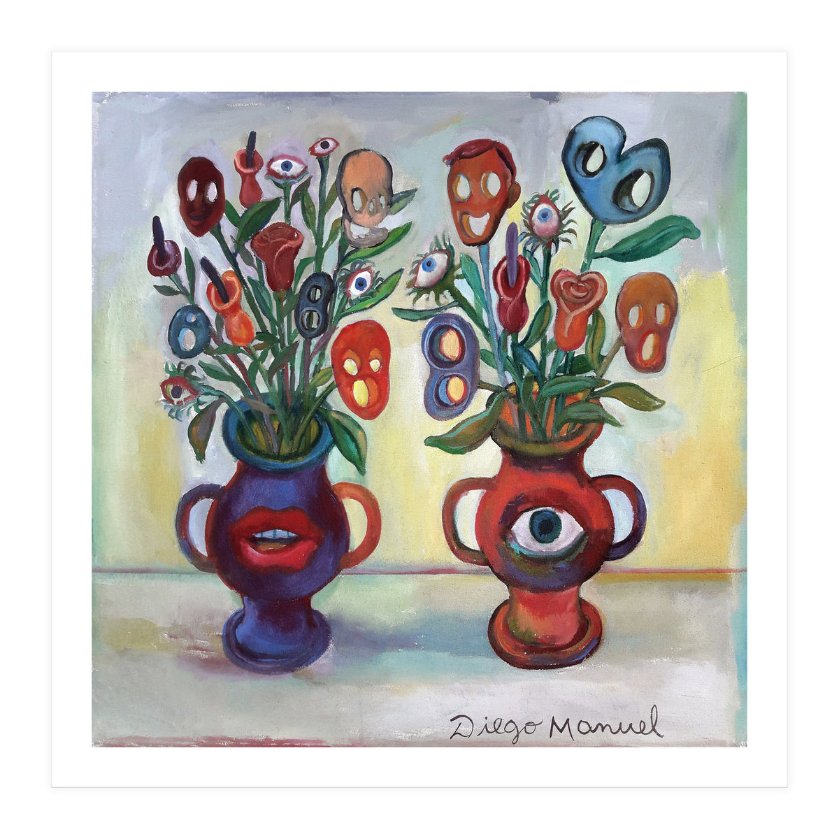 Dos Floreros (Print Only)