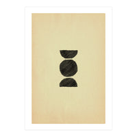 Abstract mid-century modern shapes (Print Only)