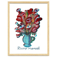 Flores Y Ojos 3d