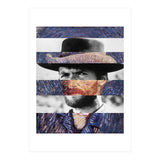 Van Gogh's Self Portrait & Clint Eastwood (Print Only) thumbnail