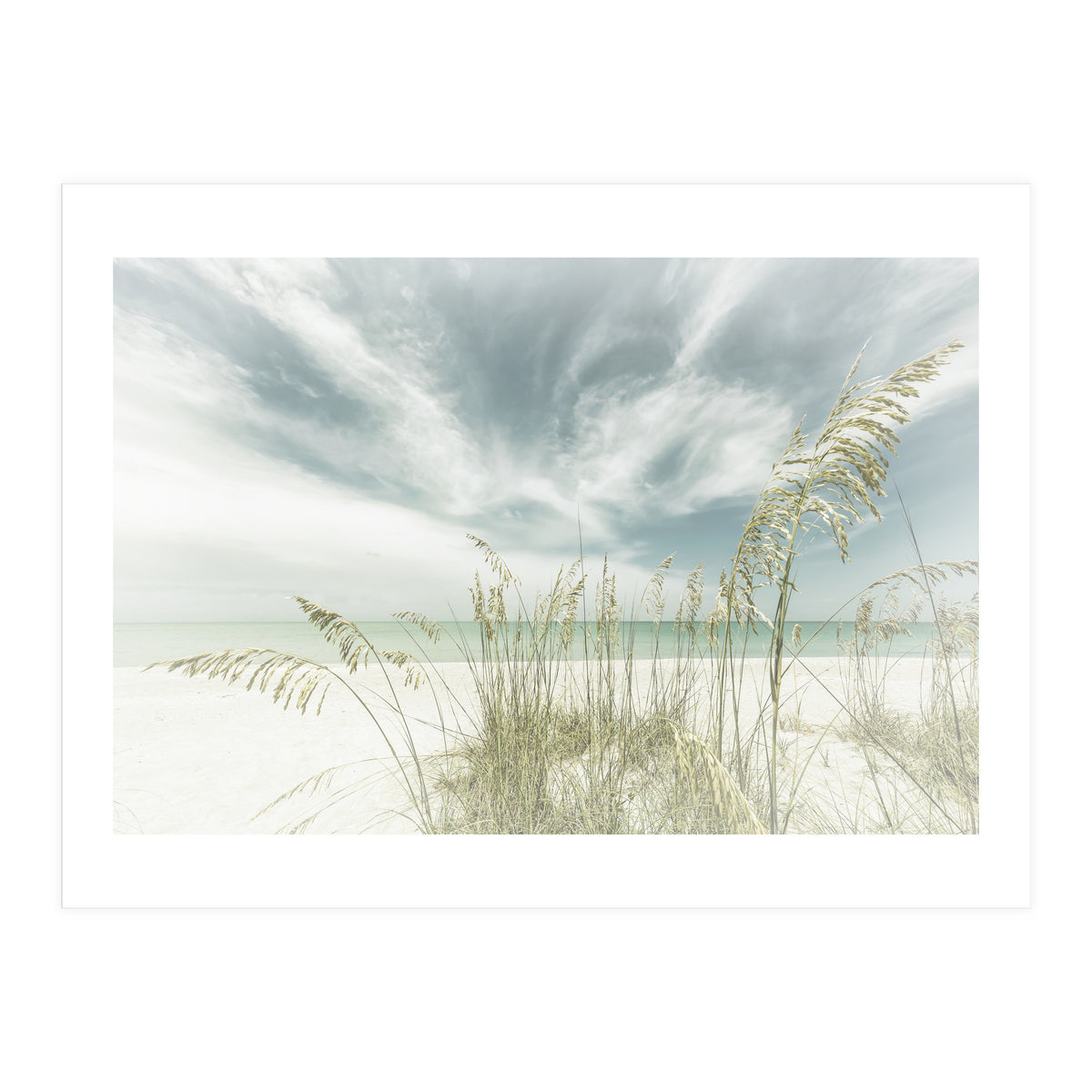Heavenly calmness on the beach | Vintage (Print Only)