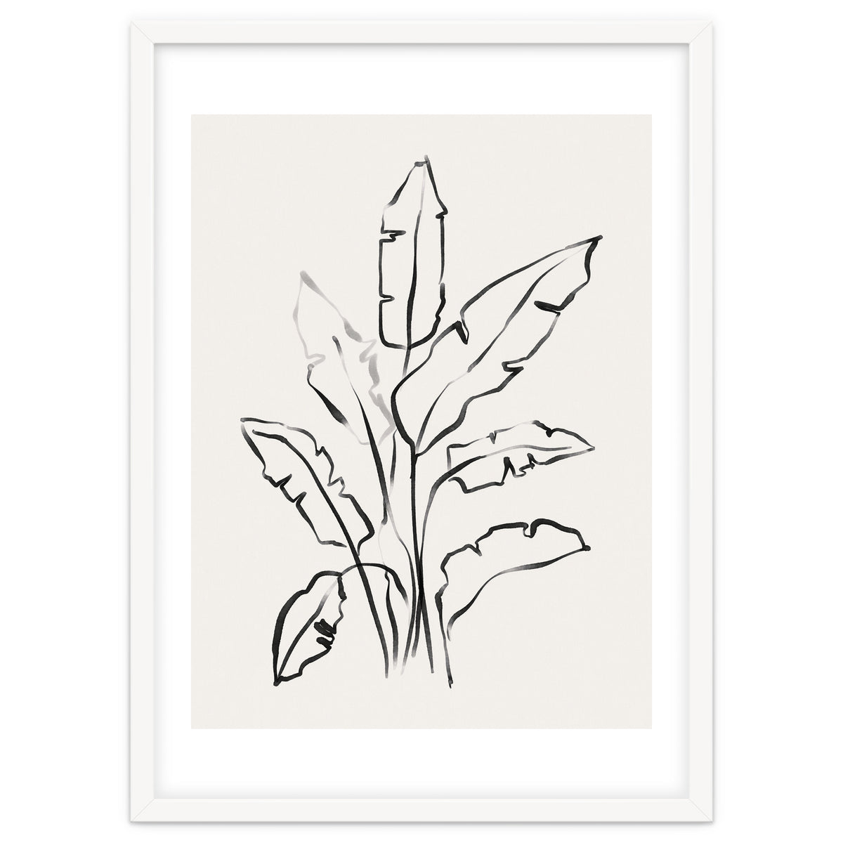 Banana Leafs Drawing