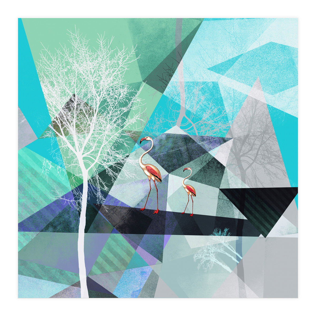 FLAMINGOS P19-A2   (Print Only)