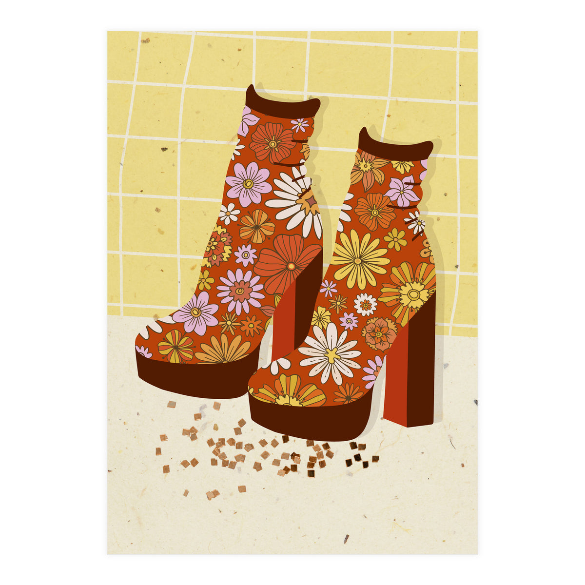 Groovy Disco Boots (Print Only)